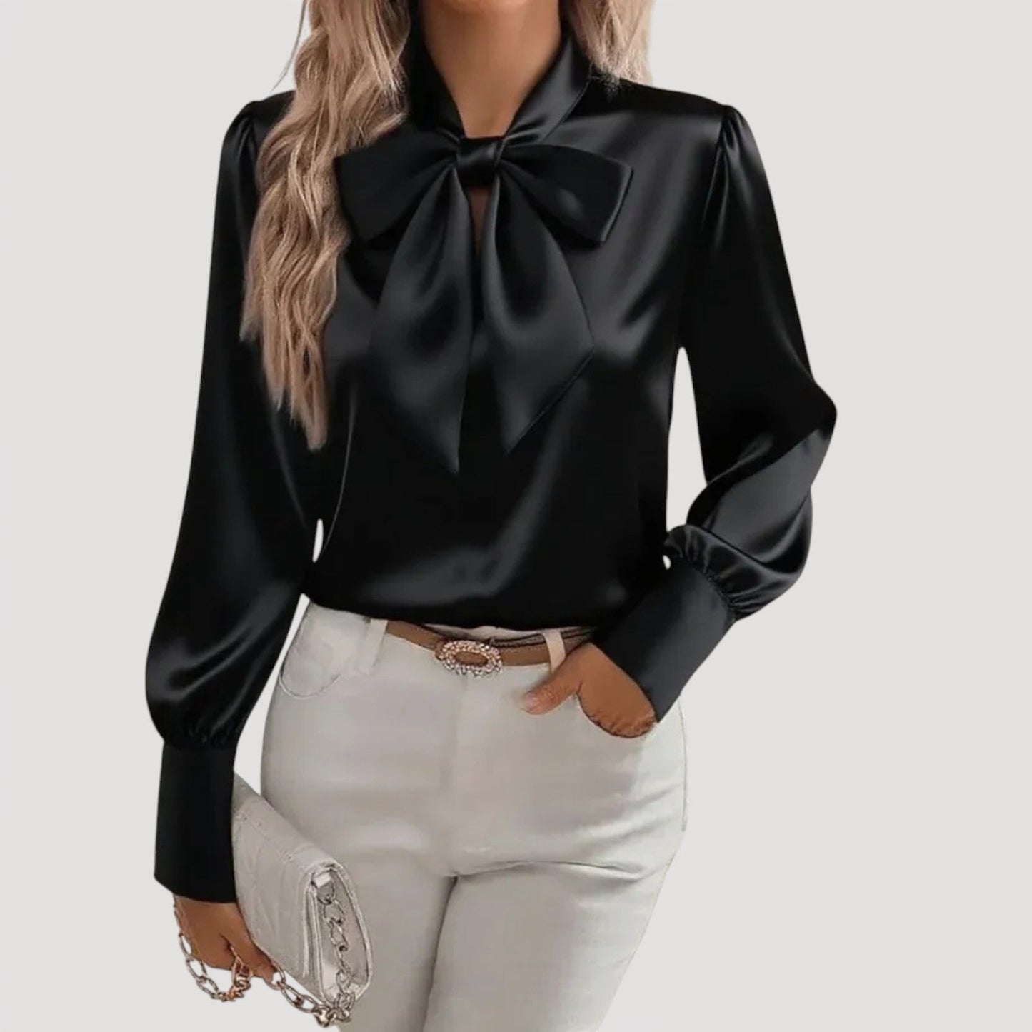 JENELLE – BOW BLOUSE